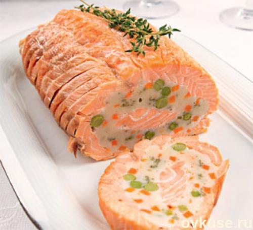 Лососевый рулет