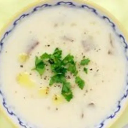 Крем-суп с картофелем и сливками