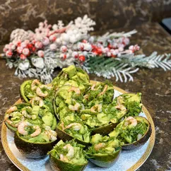 Авокадо 🥑 с креветками