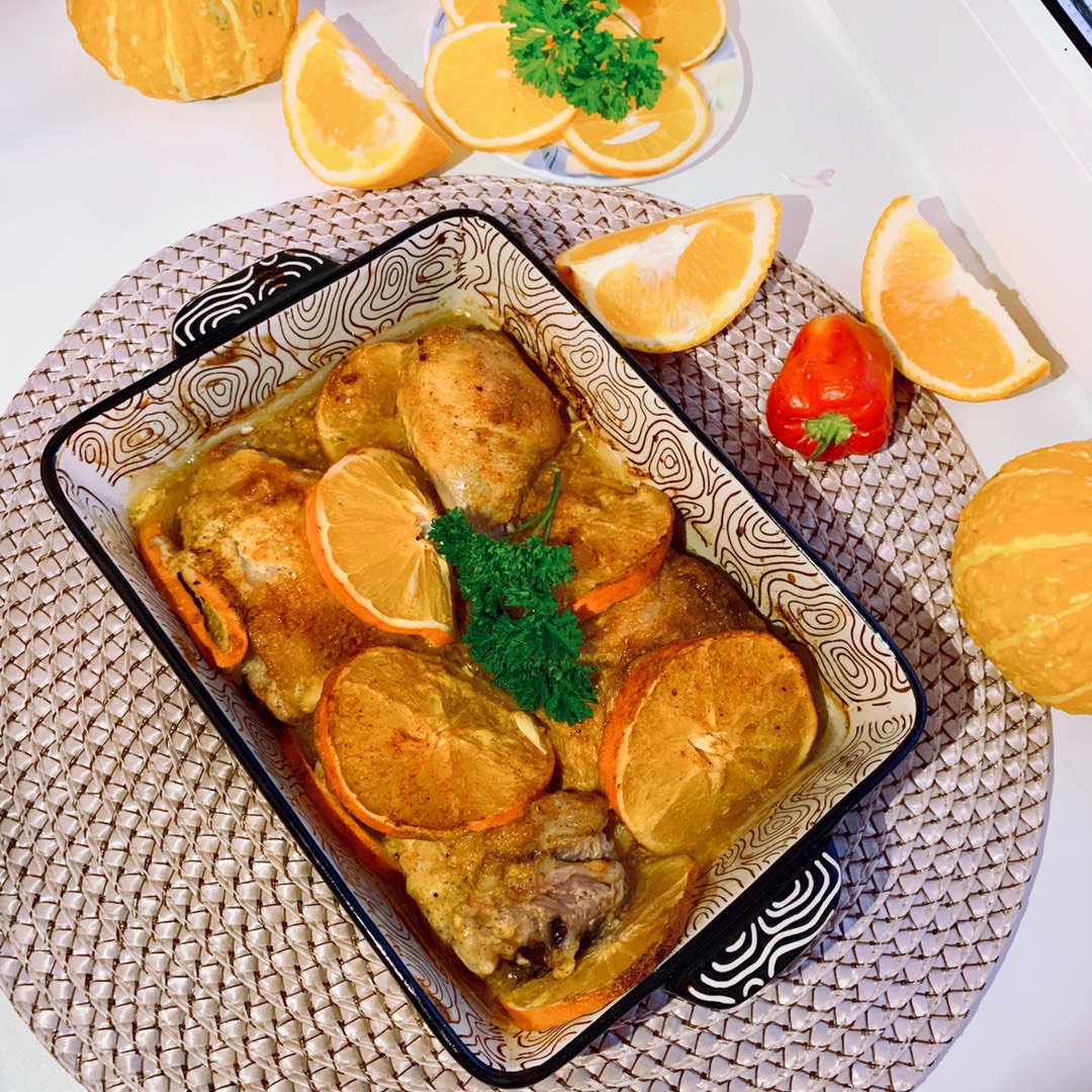 Куриные окорочка с апельсинами 🍊