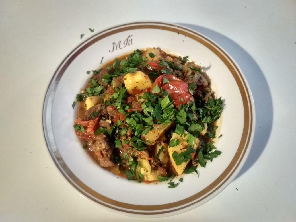 Баранина, тушеная с овощами - пошаговый рецепт с фото
