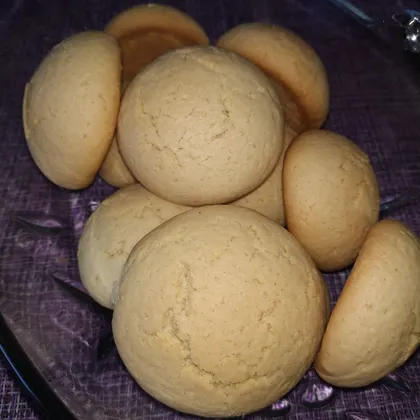 Песочное печенье на растительном масле (тесто из хлебопечки)