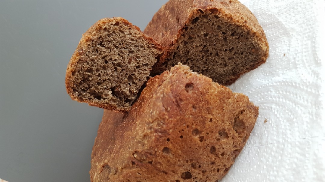Домашний хлеб с конопляной мукой в мультиварке