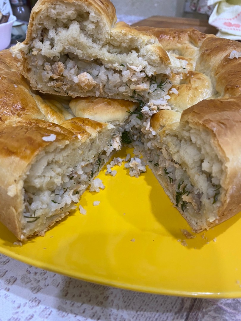 Пирог с горбушей и картошкой, пошаговый рецепт с фото на ккал