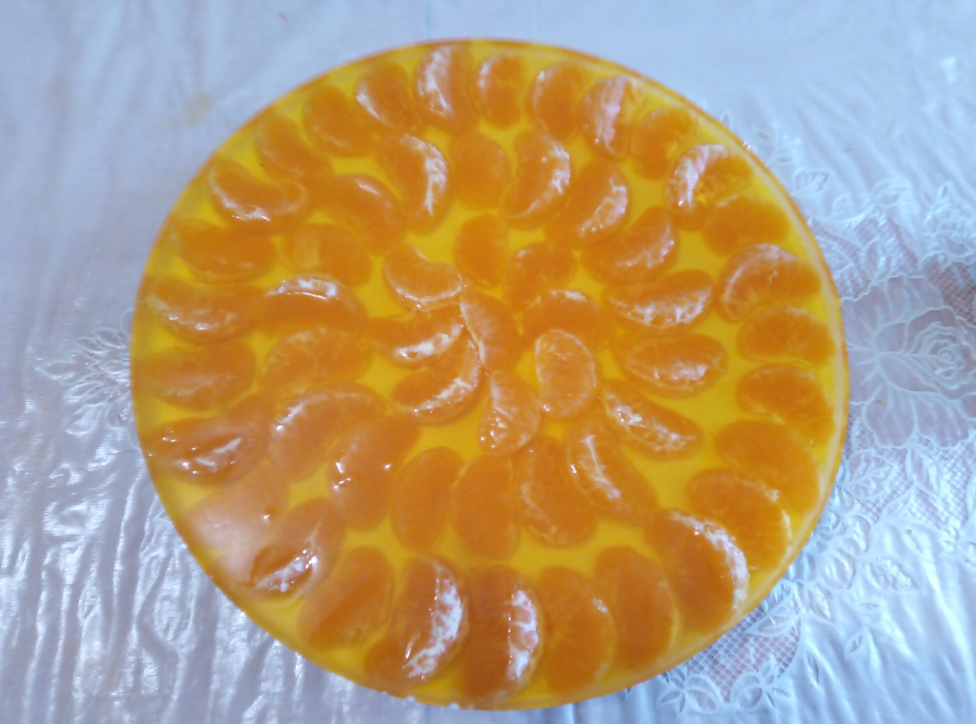 Мандариновый "чизкейк" без выпечки