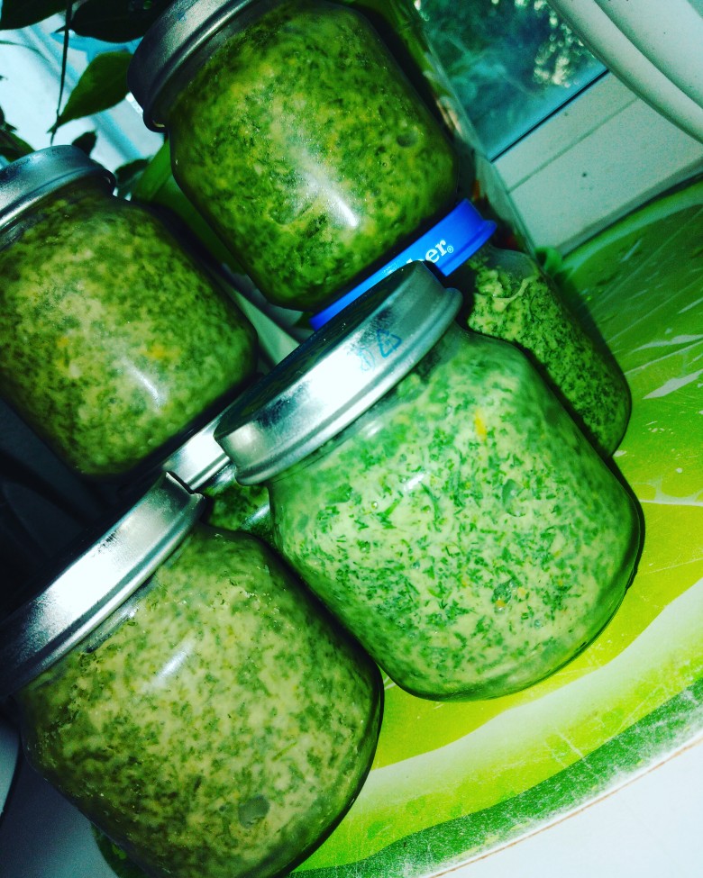 Укропный соус на зиму🥦#заготовки