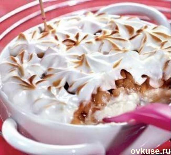 Творожное суфле с яблоками