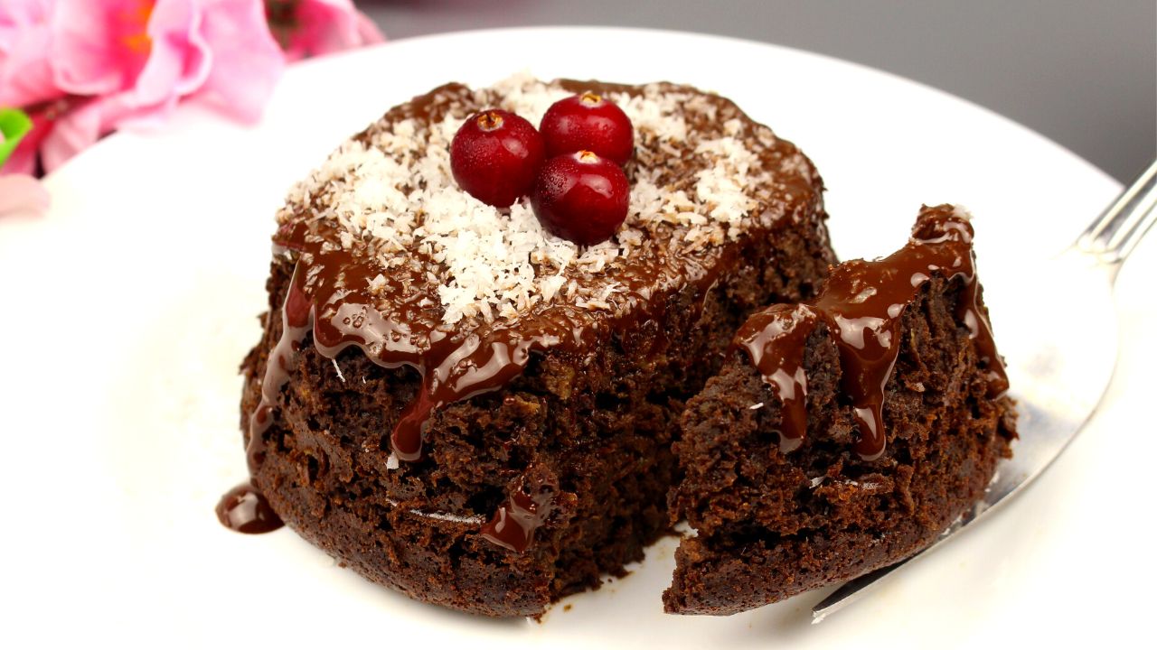 Шоколадный десерт за 10 минут