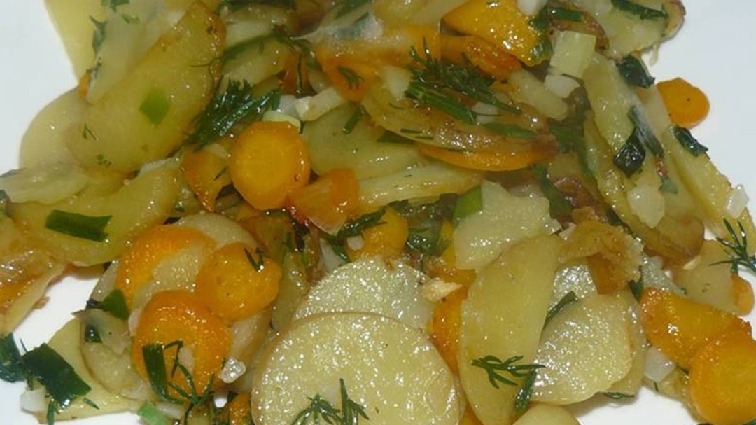 Жареная молодая картошка