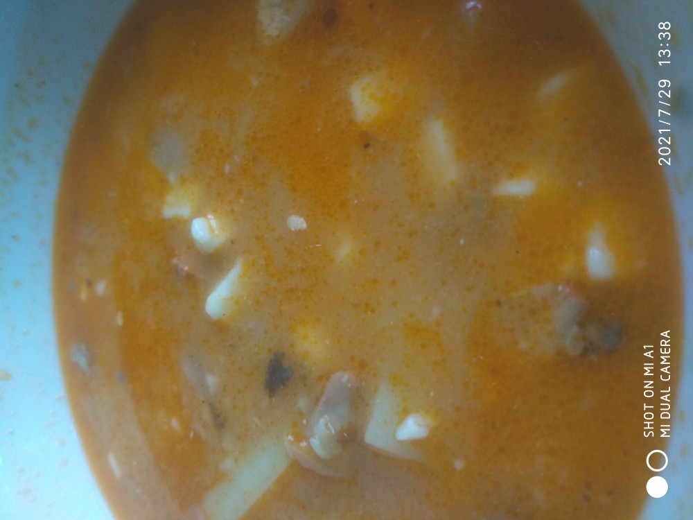 Самый вкусный сырно-томатный суп