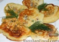 Оладьи с мясом