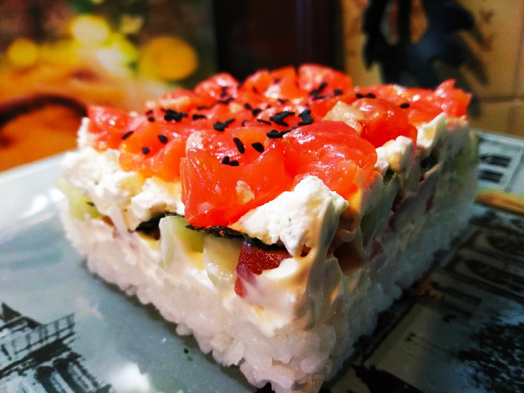 Салат "Филадельфия"🍣