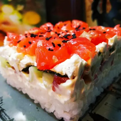 Салат 'Филадельфия'🍣