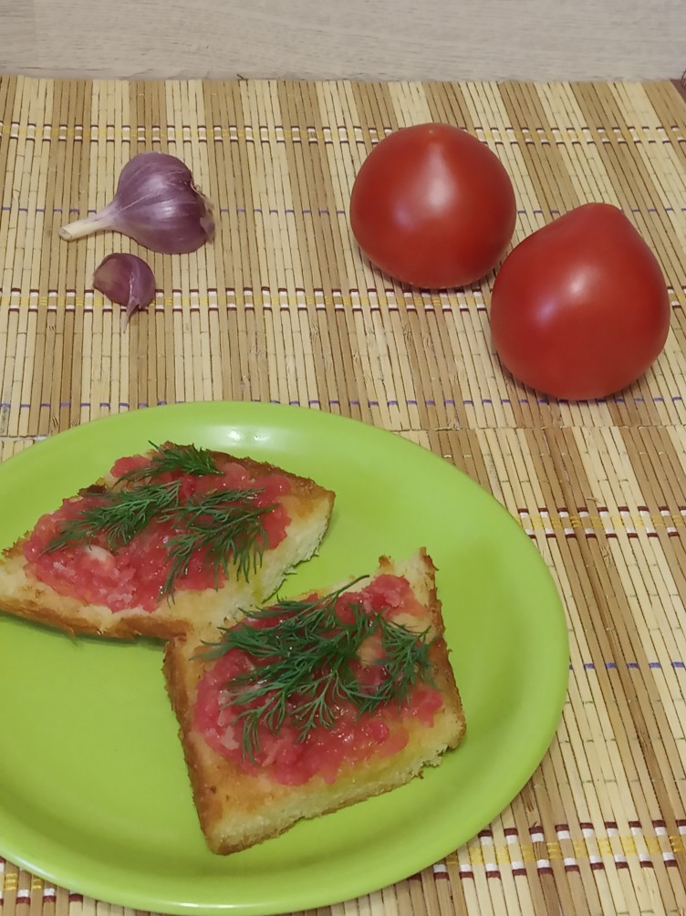 Pan con tomato 🍅. Испанский томатный хлеб