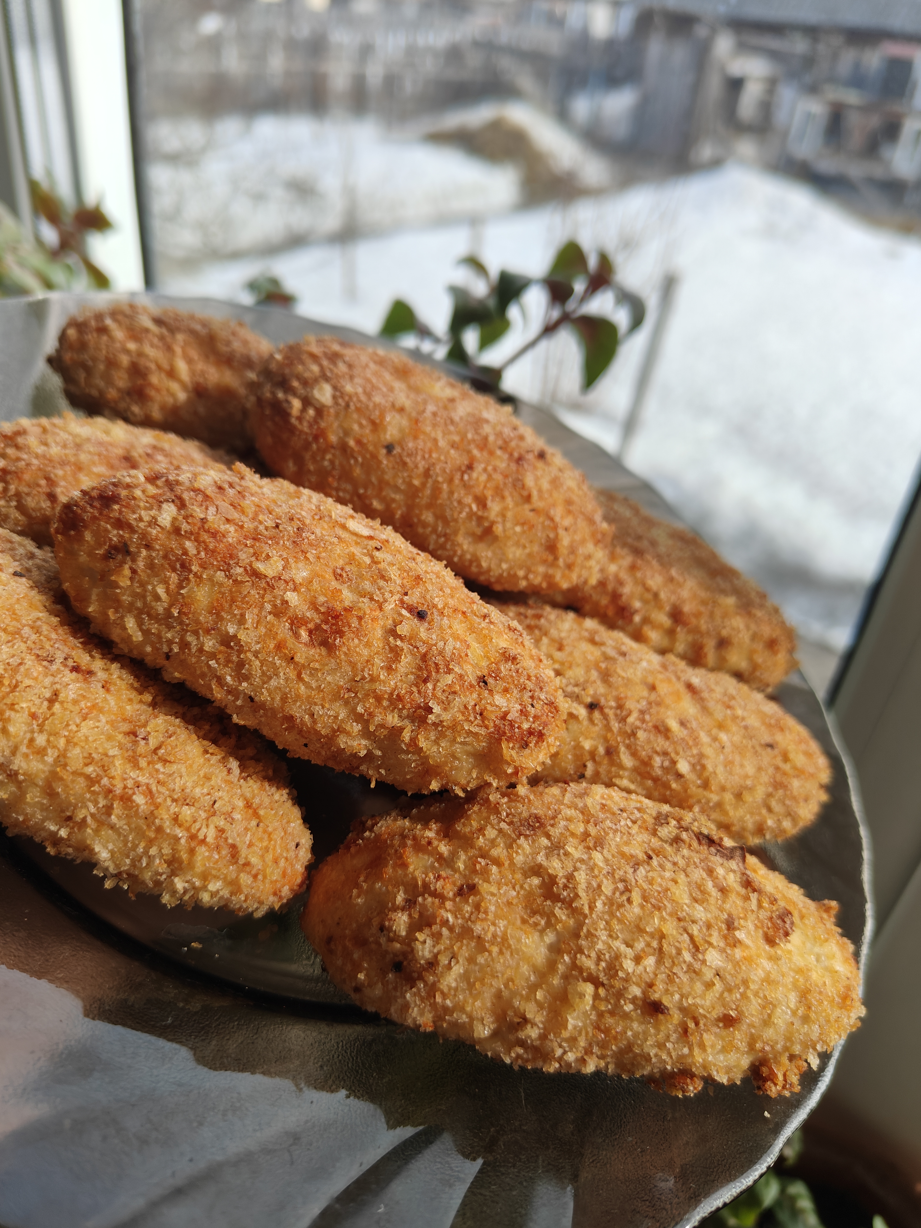 Куриные котлеты с сыром 