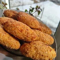 Куриные котлеты с сыром