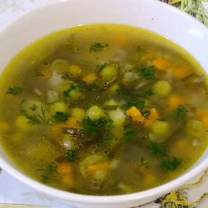 Суп за 15 минут с морской капустой