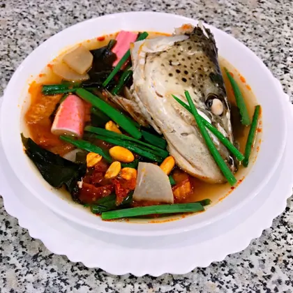 Острый рыбный суп