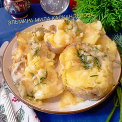 Картофель под сыром в духовке
