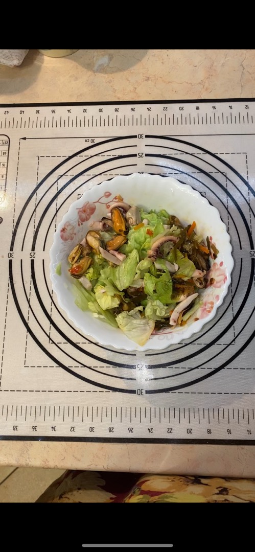 Полезный салат пятиминутка