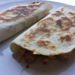 Кесадилья с курицей и кукурузой 🌮