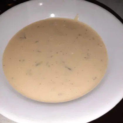 Суп-пюре из бобов и сыра
