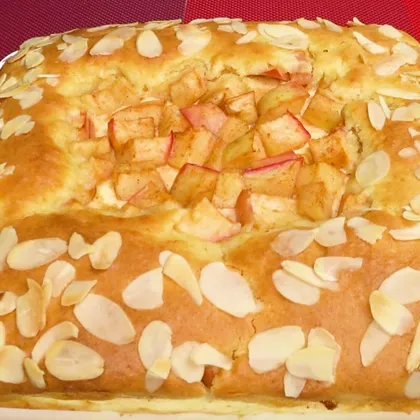 Яблочный пирог с творогом к чаю | Apple cake with cottage cheese for tea
