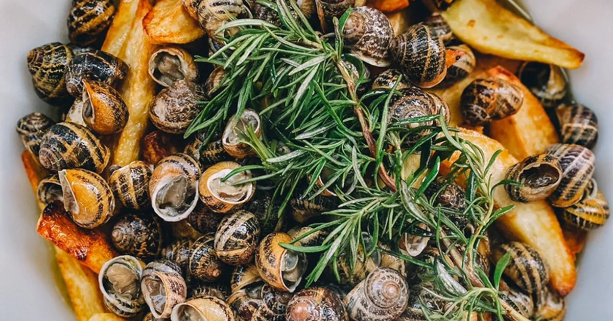 Жареные улитки с розмарином по-критски - рецепт автора Anika Sof