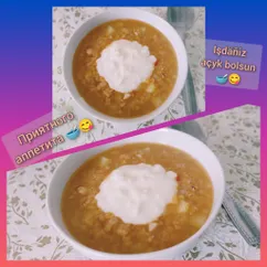 Чечевичный суп по маминому рецепту. Merjimek çorbasy 🥣😋