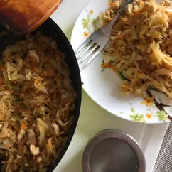 Капуста с мясом