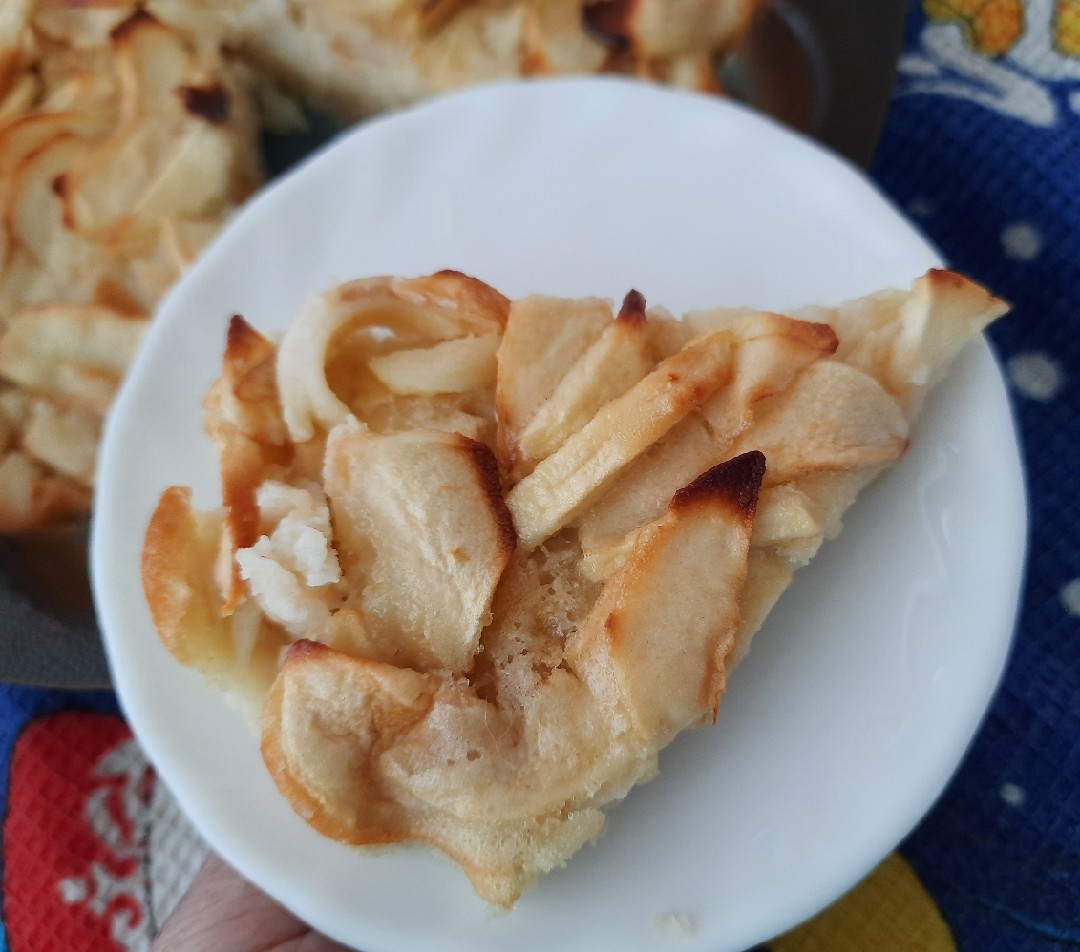 Французский яблочный пирог "невидимый" Gâteau invisible aux pom