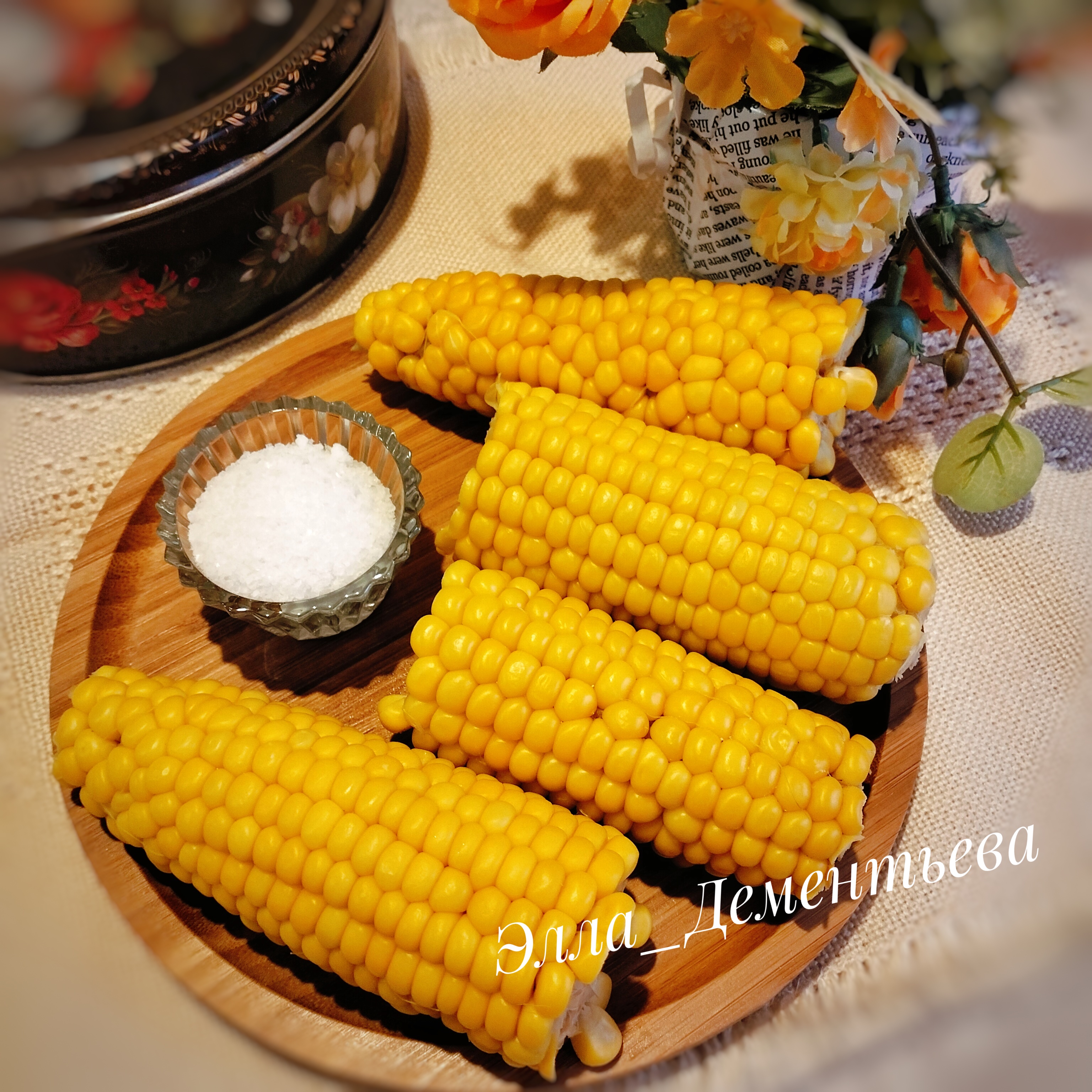 Варёная молодая кукуруза 🌽