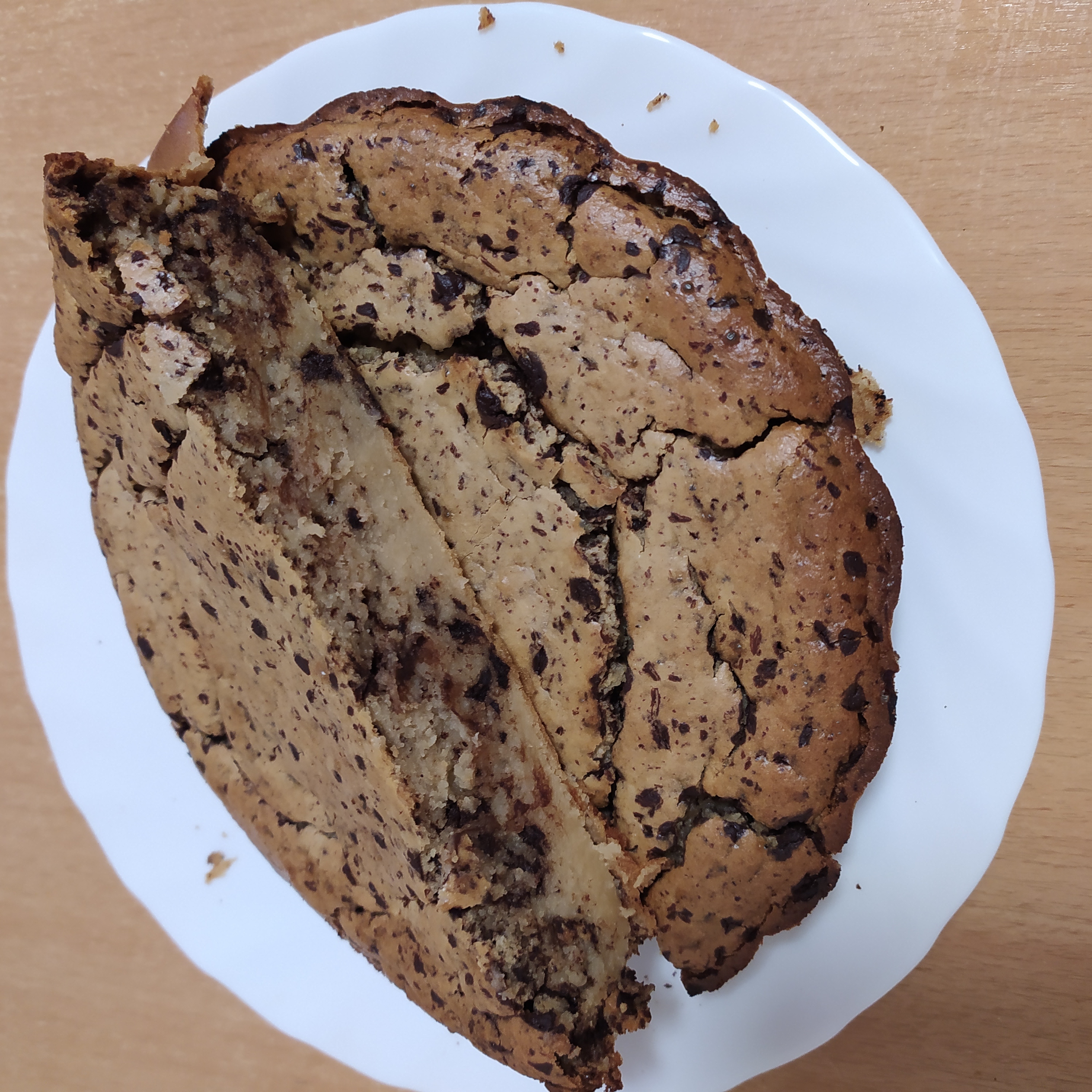 Овсяная запеканка с шоколадом (веганская)