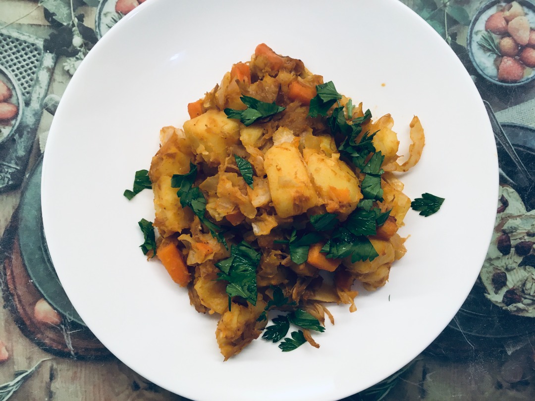 Рецепт рагу из кабачков, баклажанов и картошки