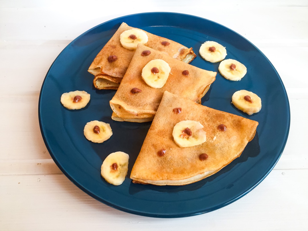 Как сделать блины с бананом (тайский панкэйк): рецепт и процесс приготовления - 