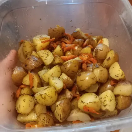 Картошка с морковкой