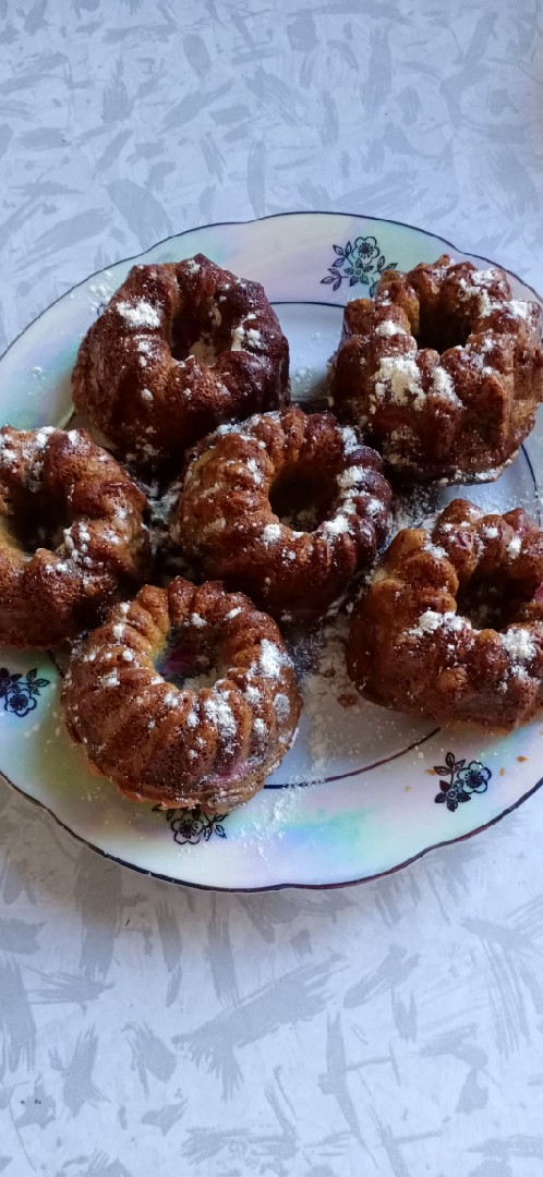 Маффины с Гербайф и малиной