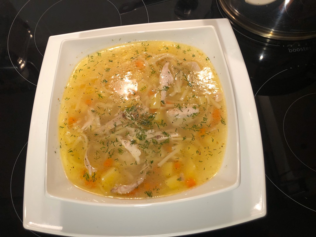 Необычный куриный суп