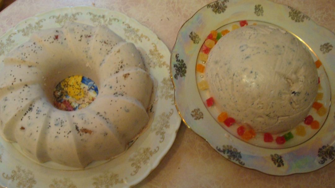 Творожная пасха (цветная)