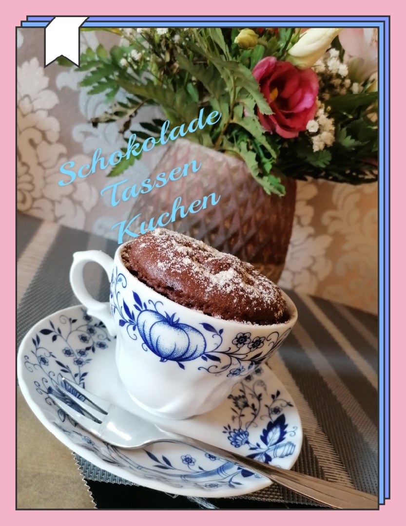 Schokolade Tassen Kuchen / Шоколадный торт в чашке