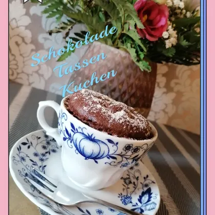Schokolade Tassen Kuchen / Шоколадный торт в чашке