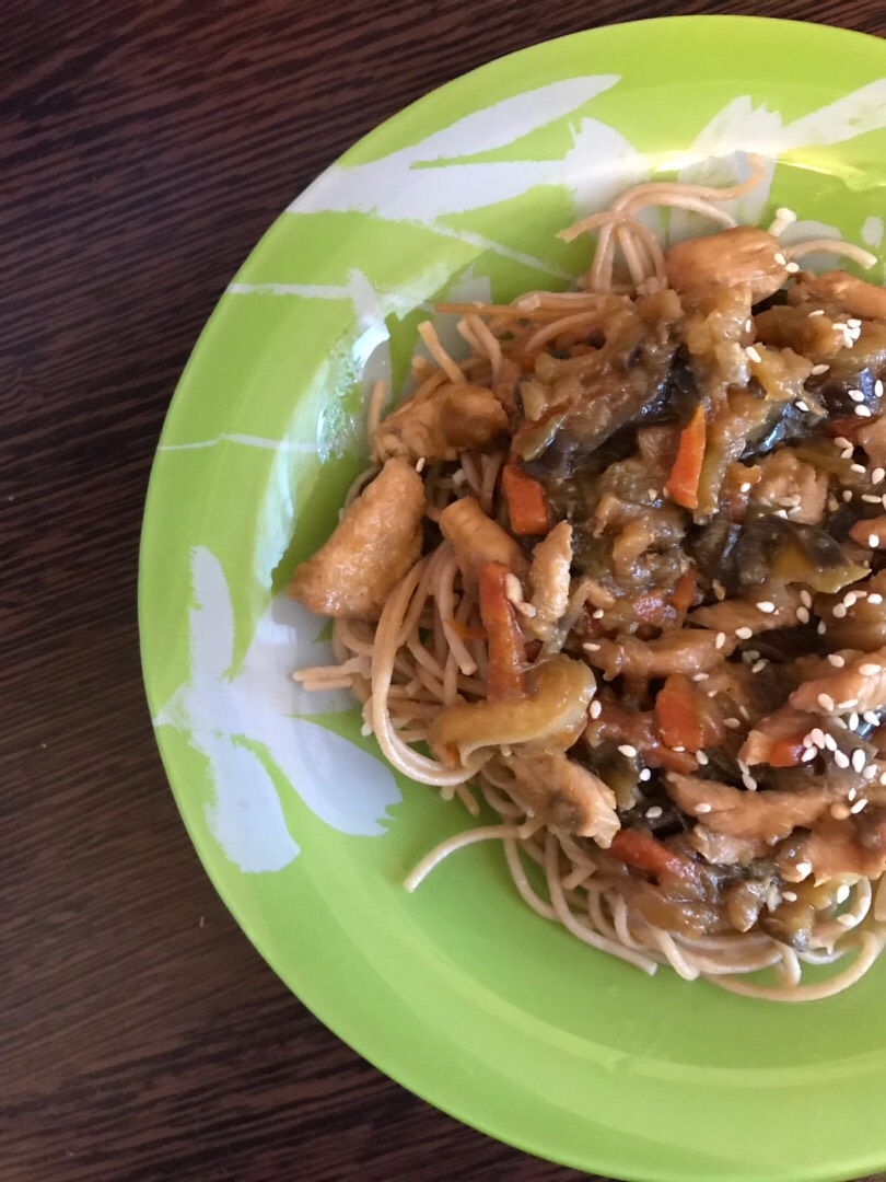 Лапша с острой курицей рецепт – Китайская кухня: Основные блюда. «Еда»