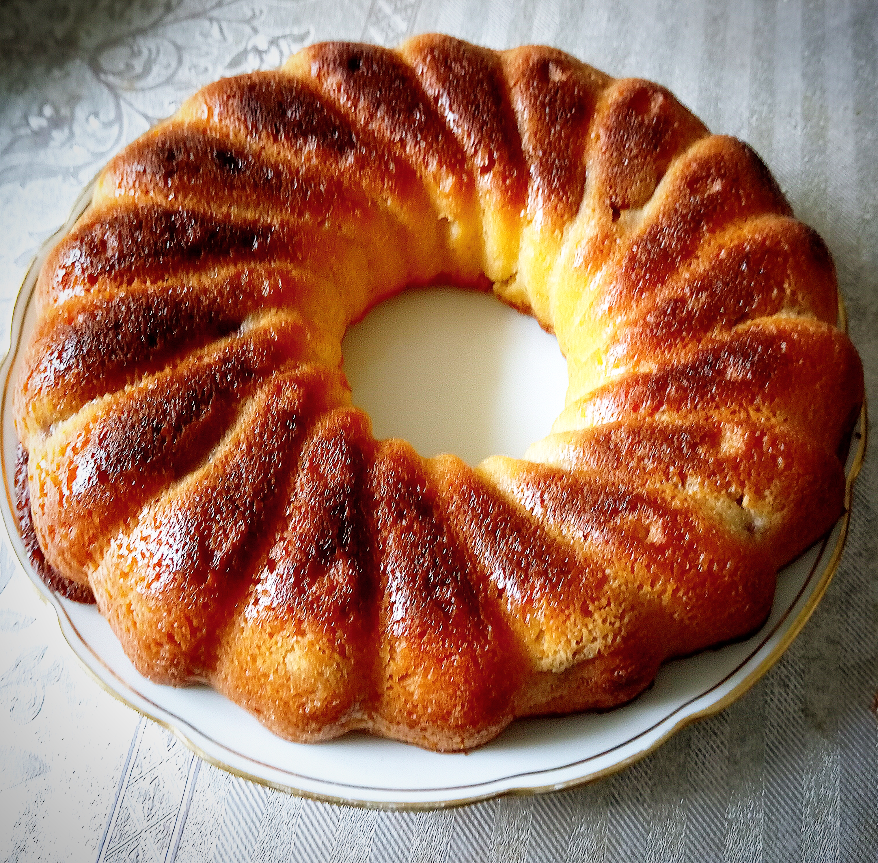 Банановый манник с клубничной ноткой