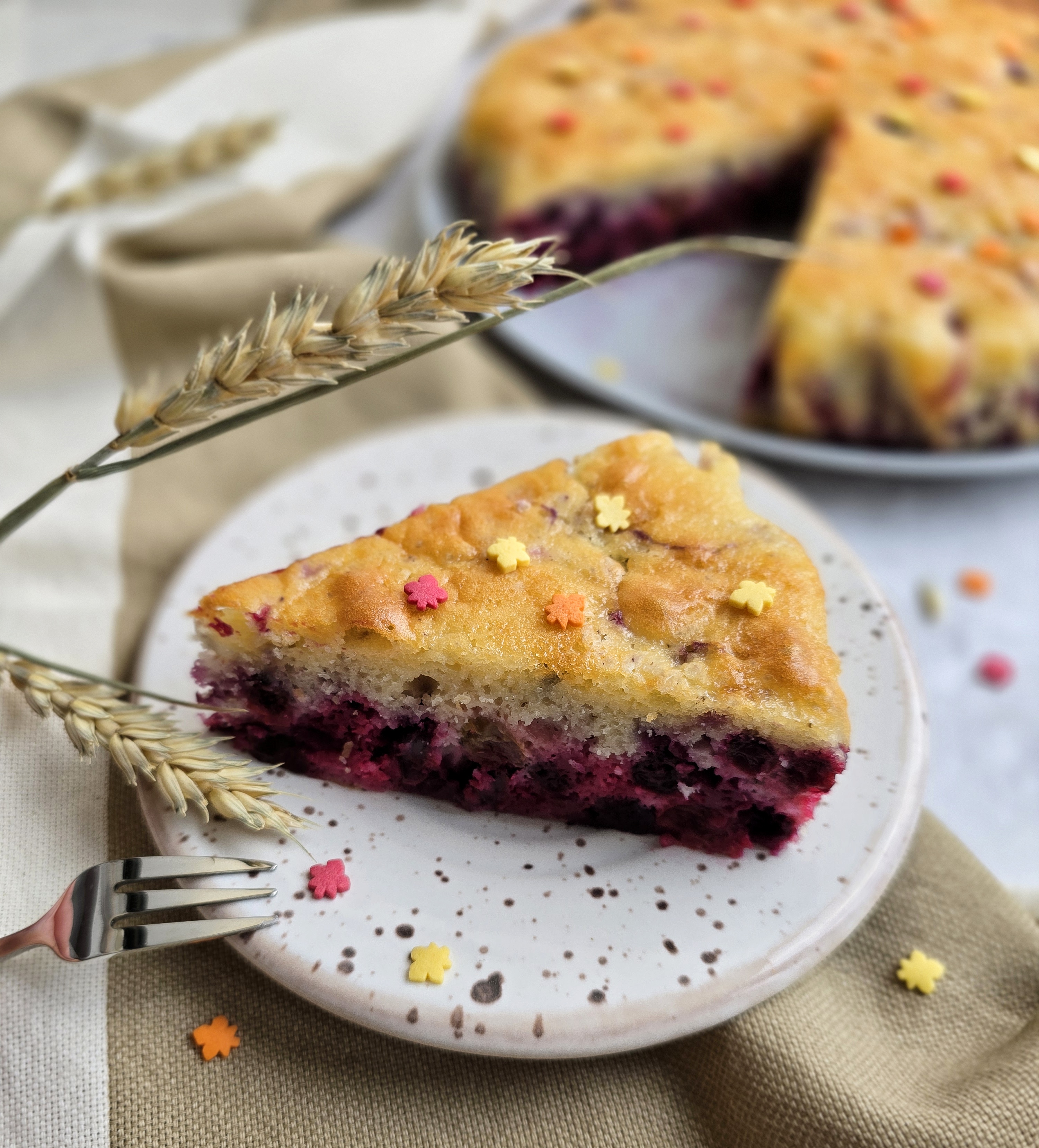 Пирог с замороженными ягодами