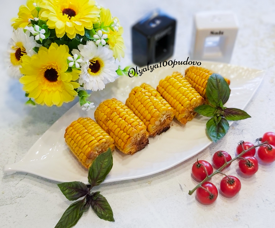 Запеченая кукуруза с копченой паприкой