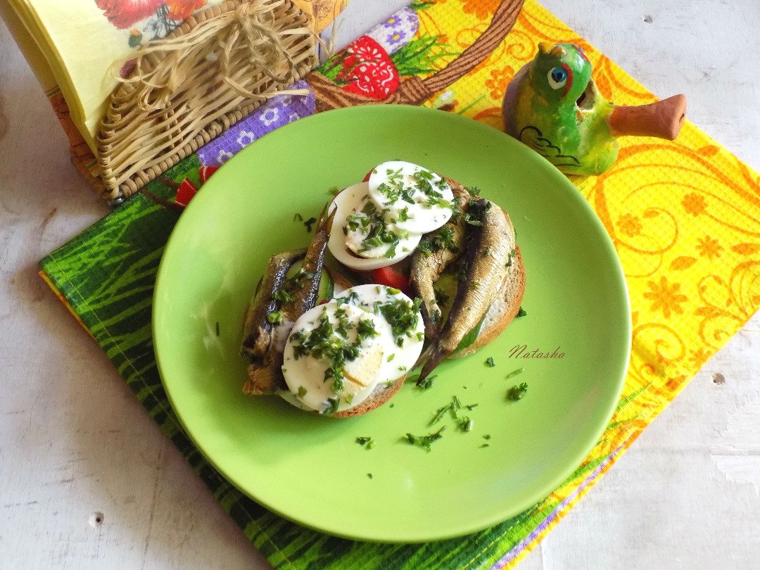 Бутерброд "Ностальгия" #кулинарныймарафон