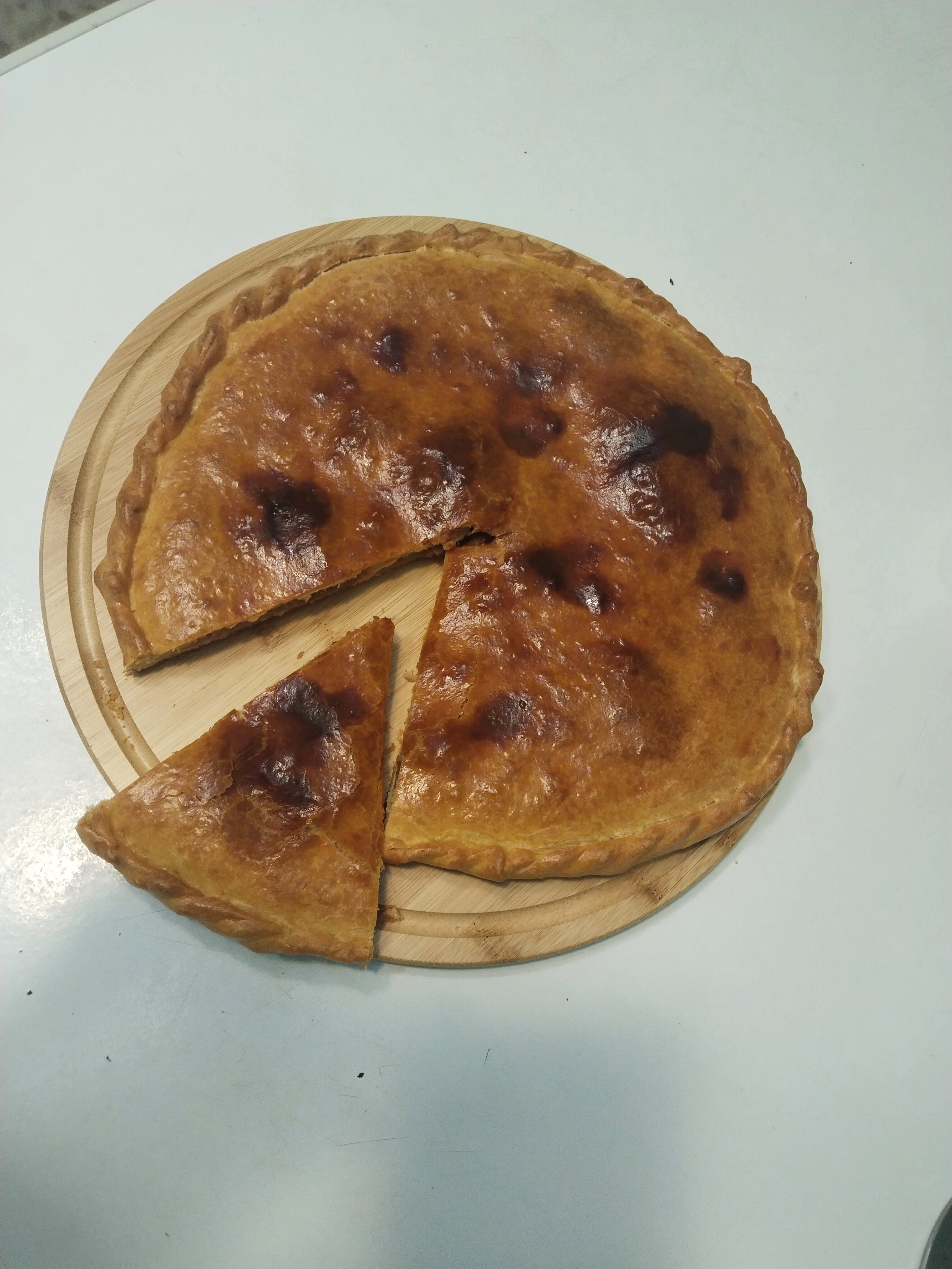 Пирог с фаршем и капустой 