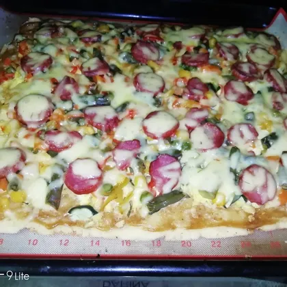 Пицца из картофельного теста #cookpad#безглютена #безлактозы