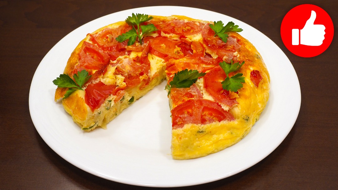 Омлет с макаронами