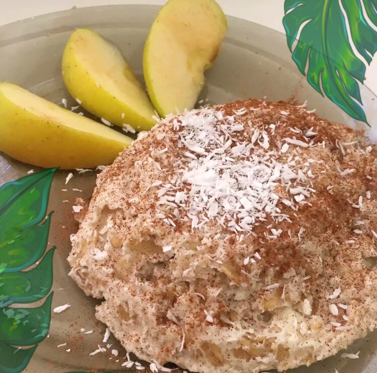 Запечённая овсянка в СВЧ/ пп завтрак